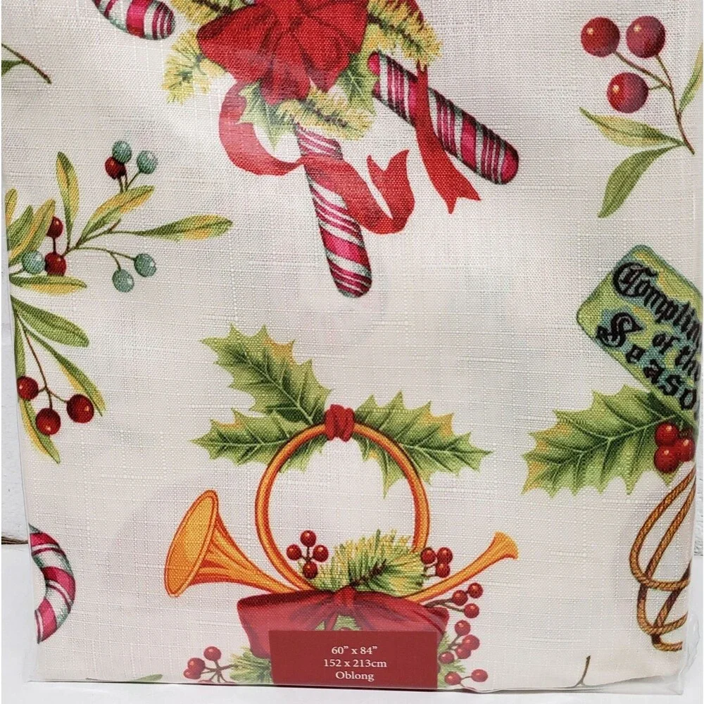 1 Fabric Tablecloth, 60